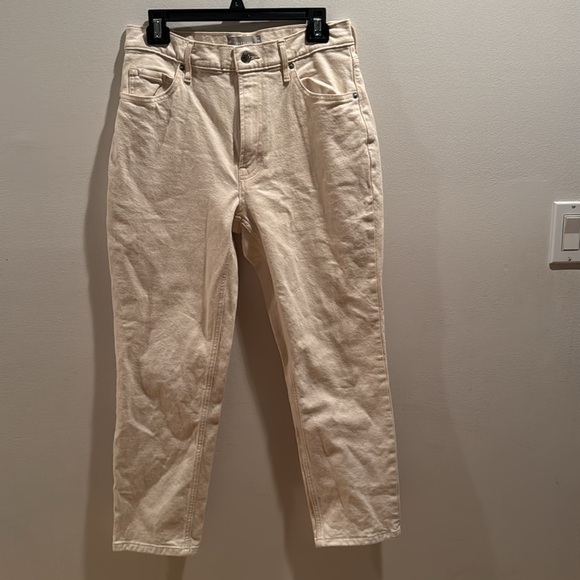 Everlane Original Cheeky Jeans Cream 29 ankle - Picture 3 of 7